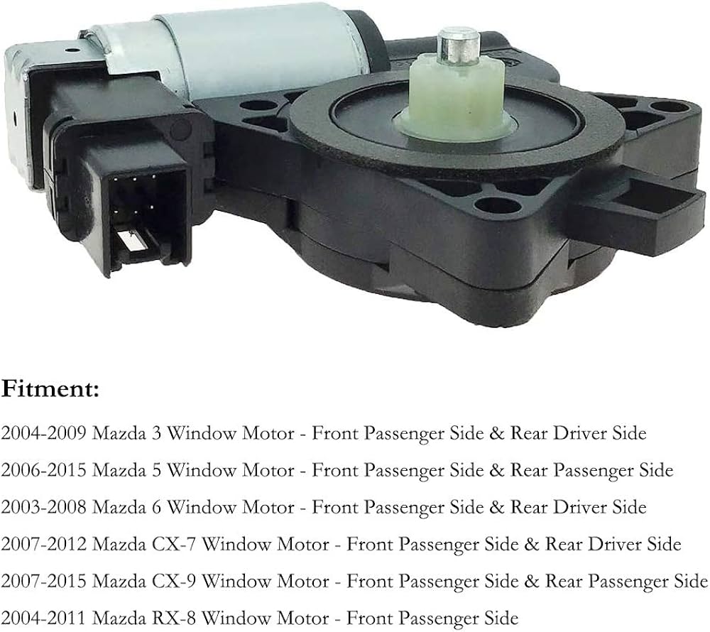 Amazon.com: Syconeer Power Window Lift Motor for Mazda 3 5 6 CX-7